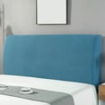 thumbnail image 1 of Headboard Cover Fully Enclosed Stretch Fabric Protector – Dustproof, Easy Wash, Modern Slipcover for Upholstered Bedhead (Fits 47-59 Inch), 1 of 8