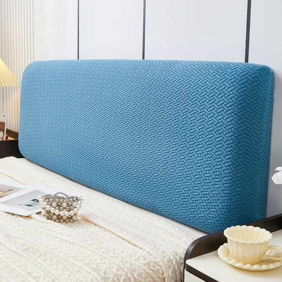 Headboard Cover Upholstery Headboard Slipcover Thick Elastic Bed Headboard Protection Cover Washable for Full Size Bed Bedroom Decorative