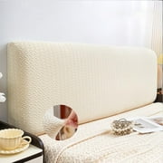 Headboard Cover Upholstery Headboard Slipcover Thick Elastic Bed Headboard Protection Cover Washable for Full Size Bed Bedroom Decorative