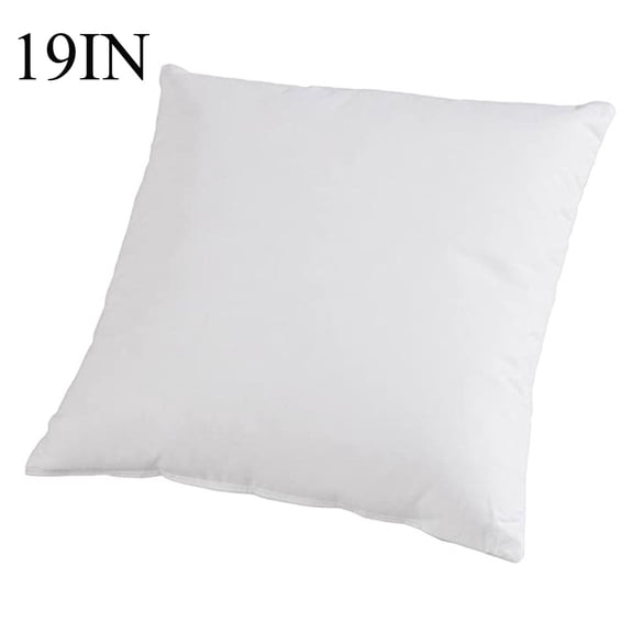 Headboard Cushion Core,Throw Pillow Inserts,Square Cushion Inner Soft Fluffy Plump Stuffer Cushion Pads White Decorative Pillow Inserts Non-woven Cloth(White 19*19in)from ANMUYUM