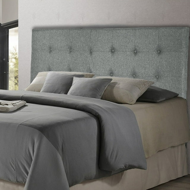 Headboard Fabric Upholstered Headboard With Heavy Duty With Gray