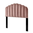 thumbnail image 1 of Headboard, Full Queen Size, Velvet, Pink, Modern Contemporary Urban Design, Bedroom Master Guest Suite, 1 of 10