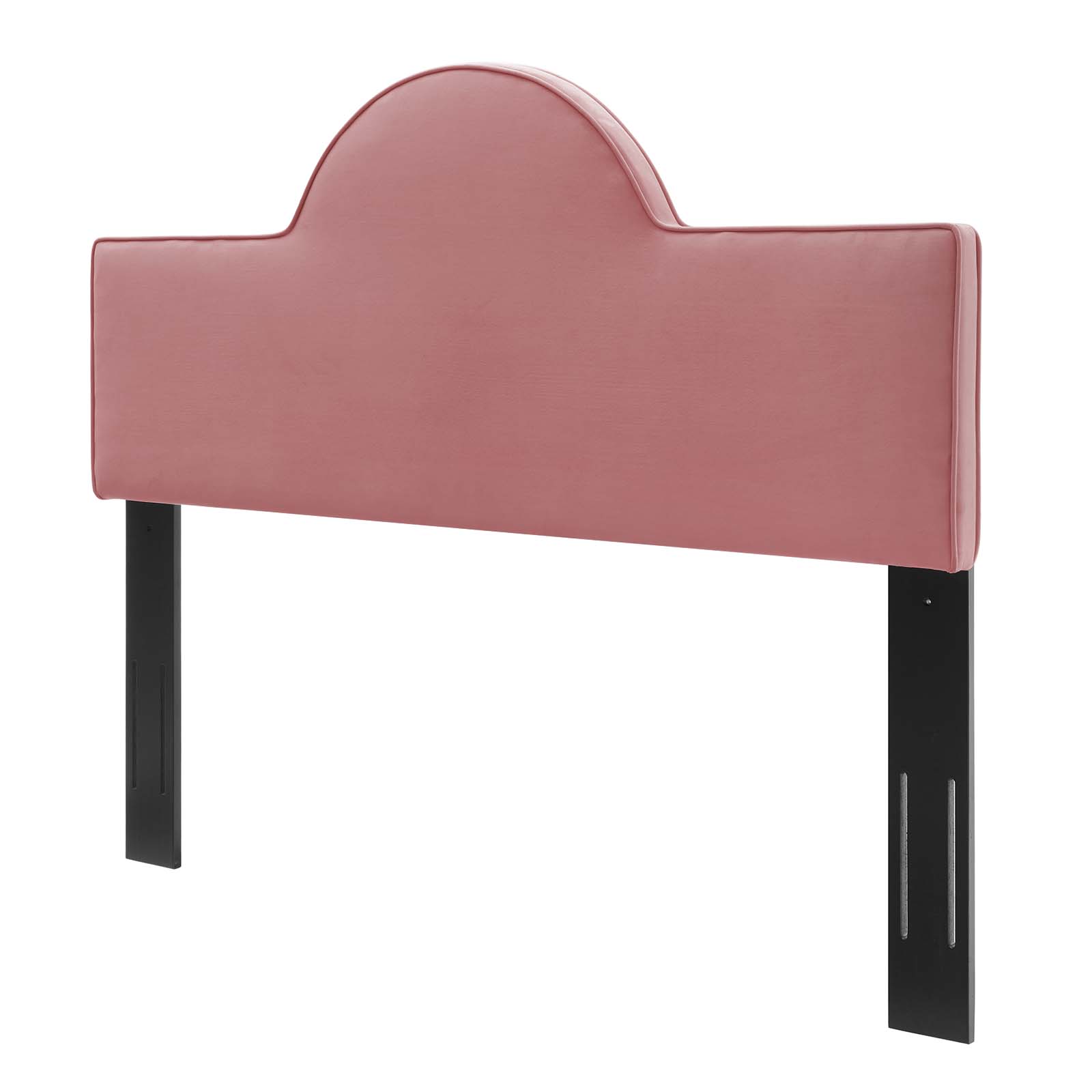 Headboard, Full Queen Size, Velvet, Pink, Modern Contemporary Urban ...