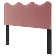 thumbnail image 1 of Headboard, Full Queen Size, Velvet, Pink, Modern Contemporary Urban Design, Bedroom Master Guest Suite, 1 of 10