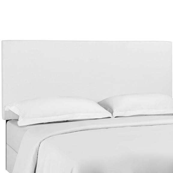 Headboard, Full/Queen, White, Fabric, Hotel Bedroom, Modern Contemporary, HB38065