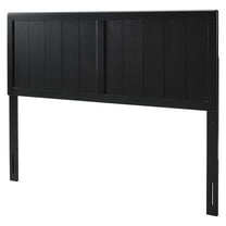 Headboard, Full Size, Wood, Black, Modern Contemporary Urban Design, Bedroom Master Guest Suite