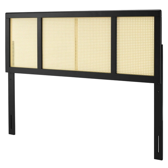 Headboard, Full Size, Wood, Black, Modern Contemporary Urban Design, Bedroom Master Guest Suite