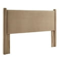 thumbnail image 1 of Headboard, King, Gray, Velvet, Hotel Bedroom, Modern Contemporary, HB38168, 1 of 7