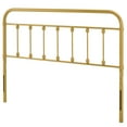 thumbnail image 1 of Headboard, King Size, Metal, Gold, Modern Contemporary Urban Design, Bedroom Master Guest Suite, 1 of 6