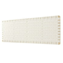 Headboard, King Size, Natural Beige, Vegan Leather, Bedroom, Modern Contemporary HB36768