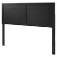 thumbnail image 1 of Headboard, King Size, Wood, Black, Modern Contemporary Urban Design, Bedroom Master Guest Suite, 1 of 9