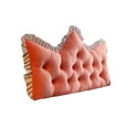 thumbnail image 1 of Headboard Pillow Velvet Backrest Cushion for Bed with Removable Cover Reading Support Pillow Bedside Bolster for Daybed Bunk Bed Dorm Bed Decor, 1 of 5