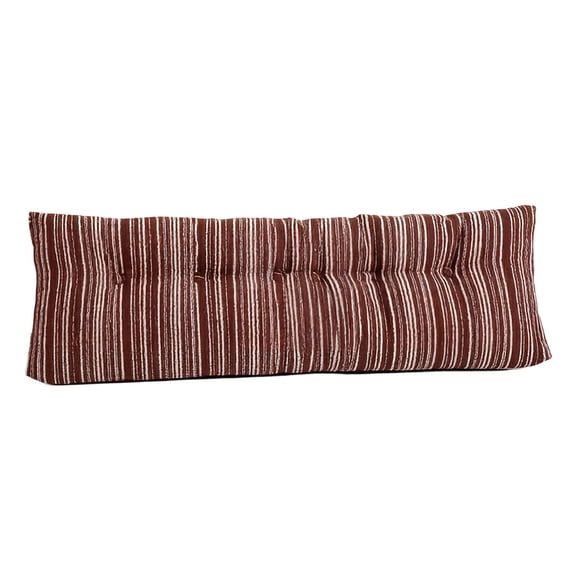 Headboard Pillow Triangle Stripe Reading Support Cushion Large Backrest Lumbar Cushion for Dorm Bunk Bed Resting, Large Triangle Backrest for Bed