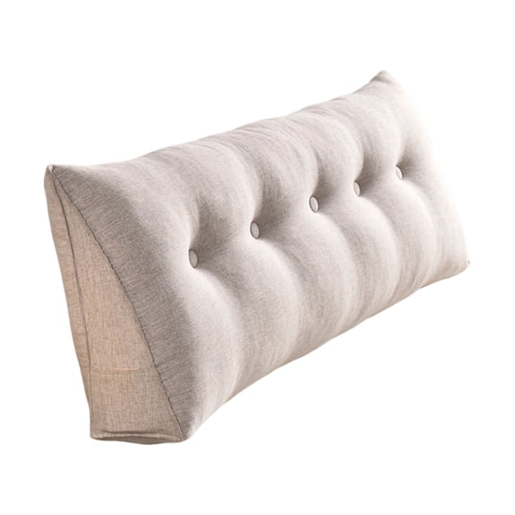 Headboard Pillow Triangular Bedside Cushion Bed Sofa Backrest Support Reading Pillow, Headboard Pillow for Sitting Up Reading or Working