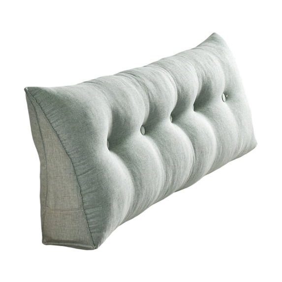 Headboard Pillow Triangular Bedside Cushion Bed Sofa Backrest Support Reading Pillow, Headboard Pillow for Sitting Up Reading or Working