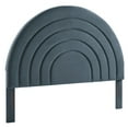 thumbnail image 1 of Headboard, Queen, Blue, Velvet, Hotel Bedroom, Modern Contemporary, HB38128, 1 of 7
