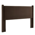 thumbnail image 1 of Headboard, Queen, Brown, Velvet, Hotel Bedroom, Modern Contemporary, HB38162, 1 of 7
