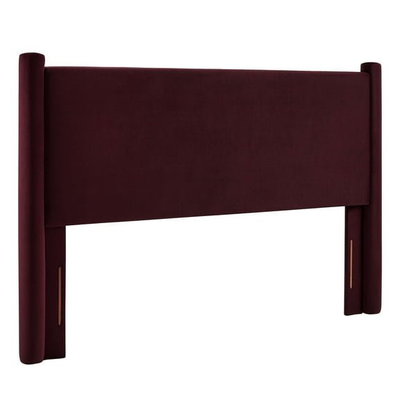 Headboard, Queen, Purple, Velvet, Hotel Bedroom, Modern Contemporary, HB38163