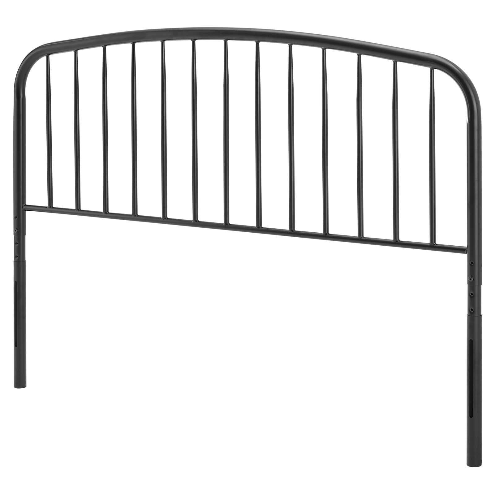 Headboard, Queen Size, Metal, Black, Modern Contemporary Urban Design, Bedroom Master Guest Suite