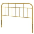 thumbnail image 1 of Headboard, Queen Size, Metal, Gold, Modern Contemporary Urban Design, Bedroom Master Guest Suite, 1 of 6
