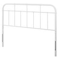 thumbnail image 1 of Headboard, Queen Size, Metal, White, Modern Contemporary Urban Design, Bedroom Master Guest Suite, 1 of 6