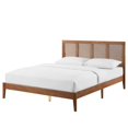 thumbnail image 1 of Headboard, Queen Size, Walnut, Wood, Bedroom, Modern Contemporary HB36859, 1 of 12