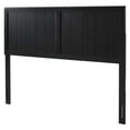 thumbnail image 1 of Headboard, Queen Size, Wood, Black, Modern Contemporary Urban Design, Bedroom Master Guest Suite, 1 of 9
