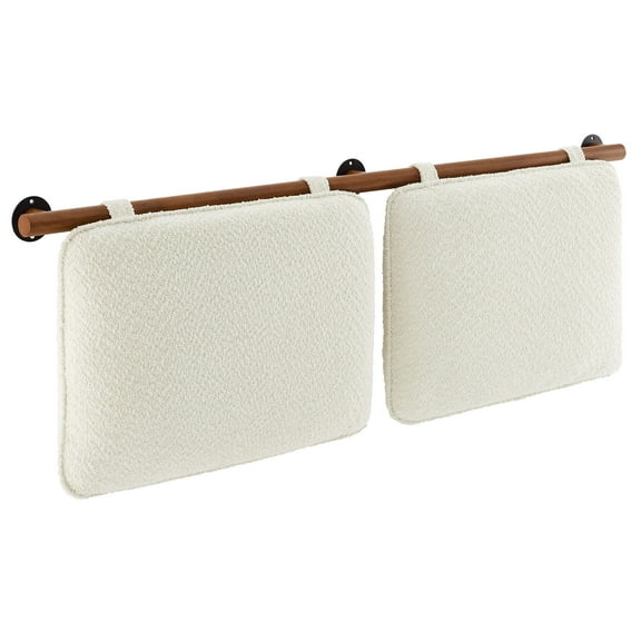 Headboard, Queen, Walnut Brown, Fabric, Hotel Bedroom, Modern Contemporary, HB38234