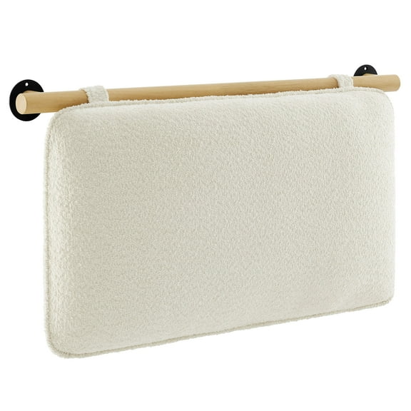 Headboard, Twin, Natural Brown, Fabric, Hotel Bedroom, Modern Contemporary, HB38218