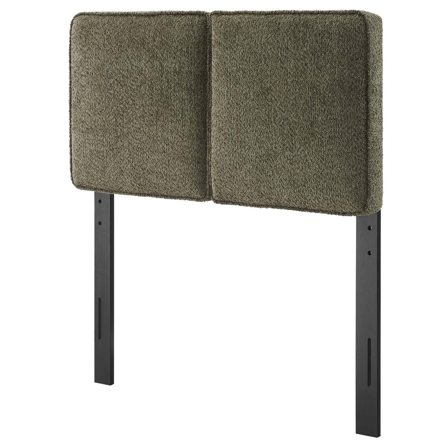 Headboard, Twin Size, Green, Fabric, French Bedroom, Modern Contemporary HB36837