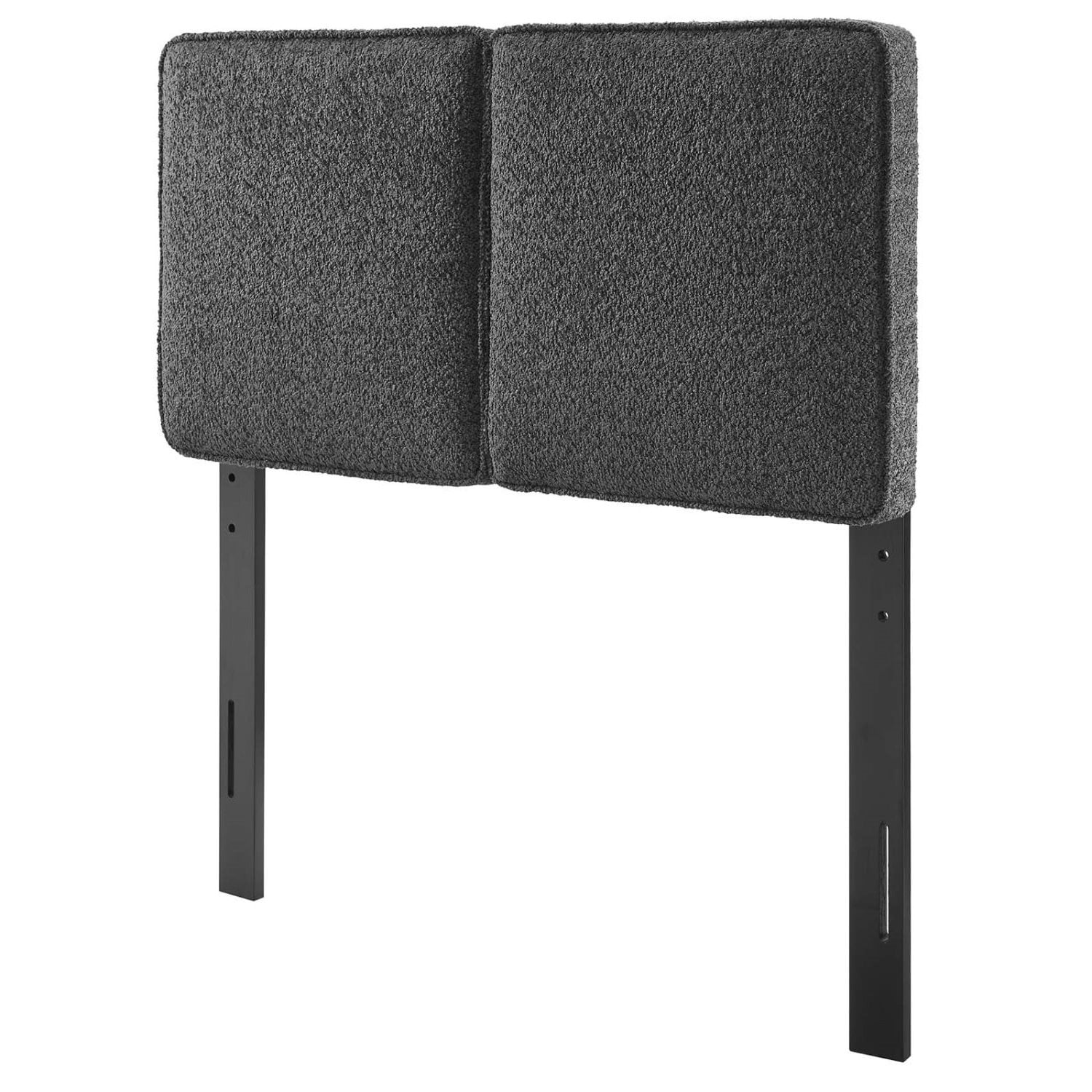 Headboard, Twin Size, Grey Gray, Fabric, French Bedroom, Modern Contemporary HB36838