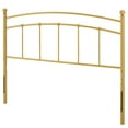 thumbnail image 1 of Headboard, Twin Size, Metal, Gold, Modern Contemporary Urban Design, Bedroom Master Guest Suite, 1 of 6