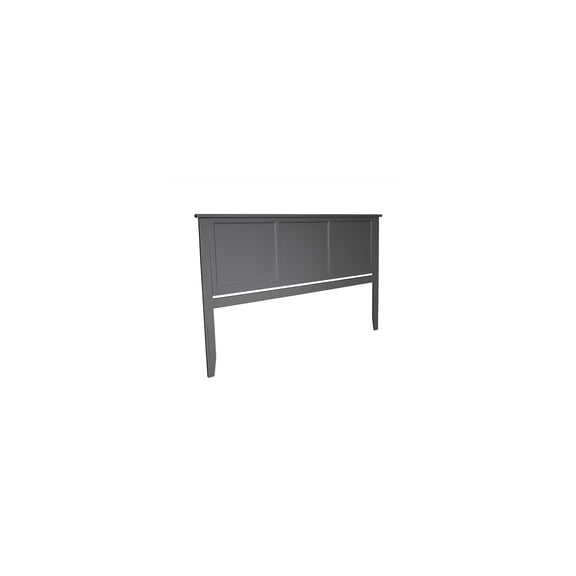 Headboard with USB - Wood Panel Design - Easy Install for Metal Beds