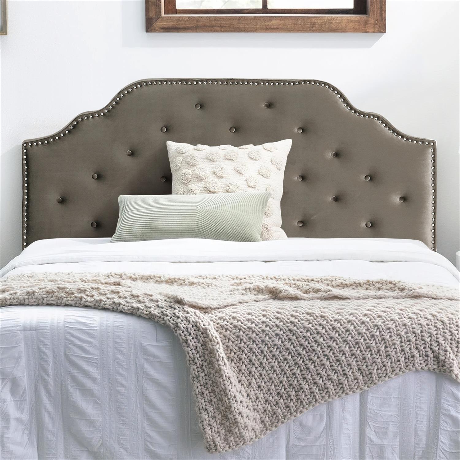 Headboards for Full Beds and Queen Beds, Upholstered Headboard with ...
