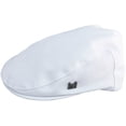 thumbnail image 1 of Headchange Made in USA 100% Cotton Summer Ivy Scally Cap (White / Large), 1 of 4