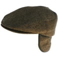 thumbnail image 1 of Headchange Made in USA 100% Wool Ear Flap Ivy Cap Winter Irish Hat Driver Scally Flat Newsboy Gatsby, 1 of 4