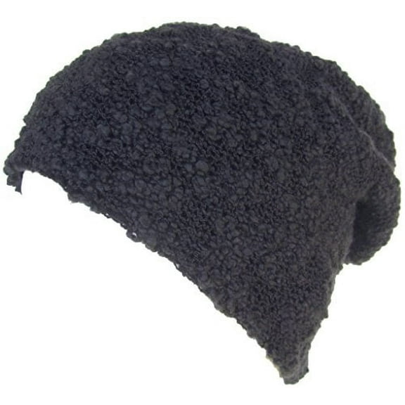 Headchange Popcorn Texture Slouch Knit Beanie (Steel Gray)
