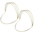 thumbnail image 1 of UEETEK Head Band Base for Crafts Headband Accessory Golden Iron 2Pcs for Women, 1 of 6