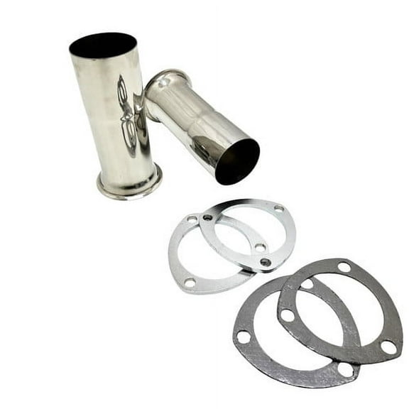 Header Collector Kit 3.00 " reduced to 2.50 Inch 304 Polished Stainless Steel WHCK300-250-HP-SS Wesdon Collector