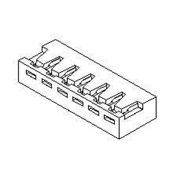 Headers & Wire Housings 3CKT 2.5MM R/A B-IN CONNCTR HOUSING (50 pieces) - 0350220003