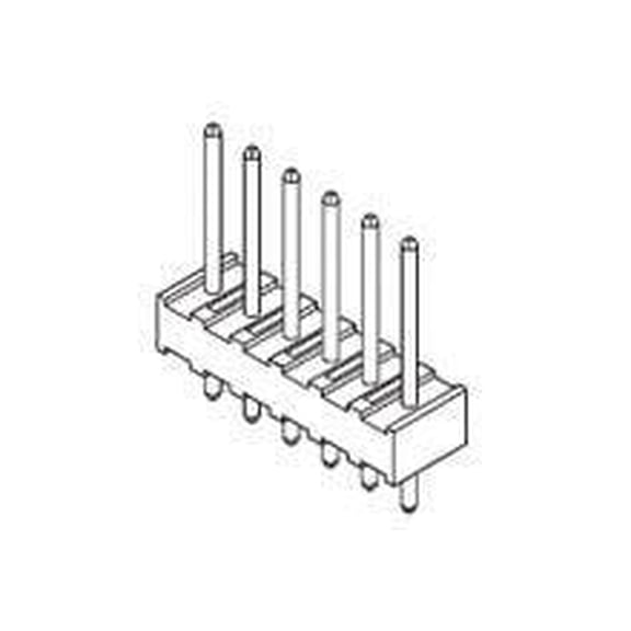 Headers & Wire Housings STRT RND PIN HDR 4P .200 KK (10 pieces) - 10-08-1041