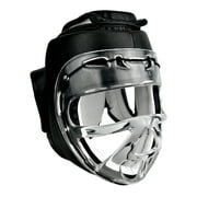 Headgear with Clear Face Shield Martial Arts Karate Taekwondo MMA Sparring Training Head Guard