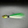 Headhunter Lures Bucktail Jig 1 oz Lme Wh