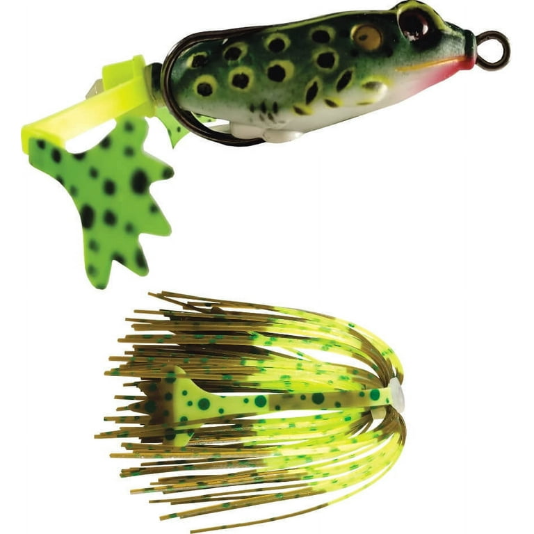Head Hunter Lures 2in JR2 Frog Chartreuse Fishing Lure with