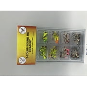 Headhunter Lures, Jig Head Kit, Assorted Colors, 65 Pc