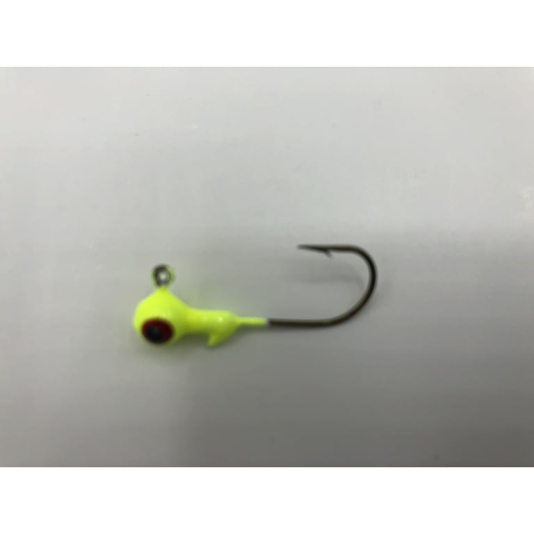Headhunter Lures Jig Head Yellow 25ct - Large Sharp Hook - Walmart.com