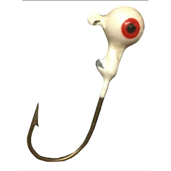 Headhunter Lures, White Jig Head,1.8 oz, 25ct