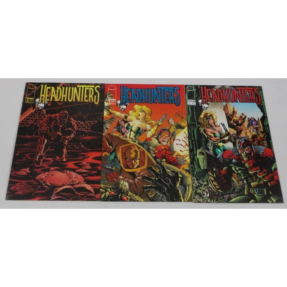 Headhunters #1-3 VF/NM complete series Chris Marrinan Head Hunters ; Image