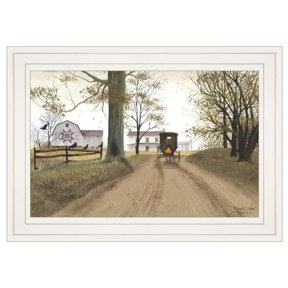 Headin Home By Billy Jacobs Printed Framed Wall Art Wood Multi-Color