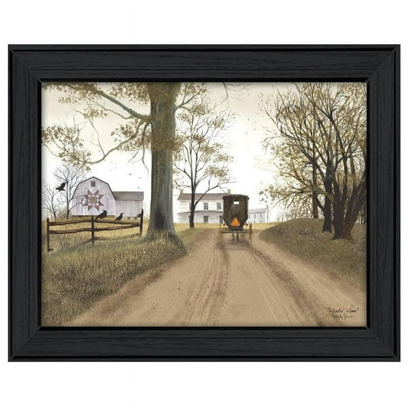 Headin Home By Billy Jacobs Printed Framed Wall Art Wood Multi-Color